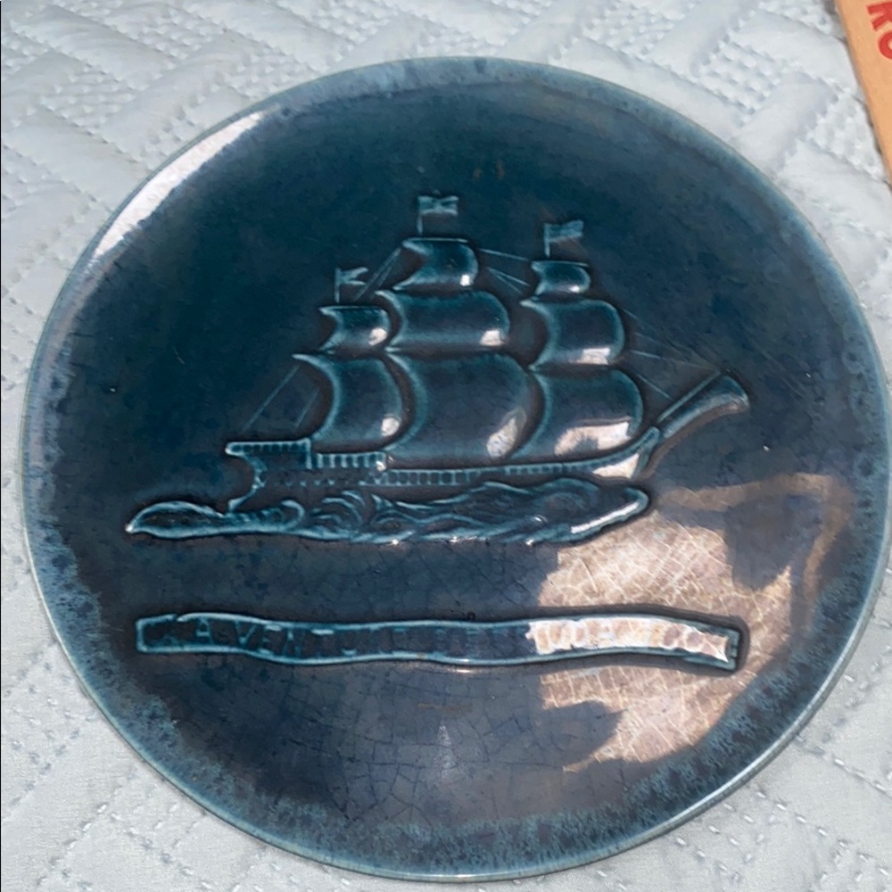 Vintage Bermuda Ship Decorative Plate